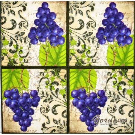 Serwetka decoupage firmy  PAPER+ winogrona 33x33cm